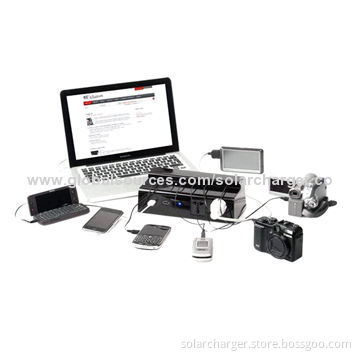 Multiple Mobile Phone Charging Station, 6 Interchangeable and Retractable Charging Tips